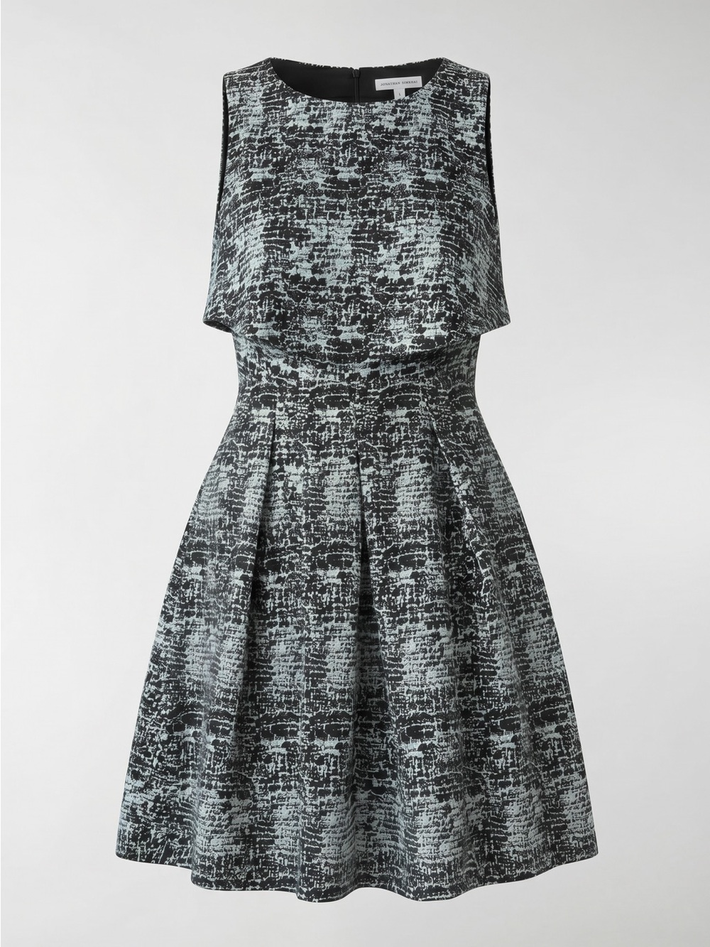 Jonathan Simkhai Layered Jacquard A-Line Mini Dress - Size 0